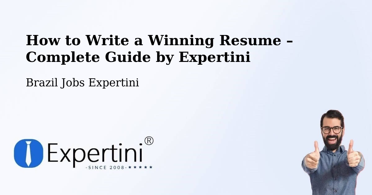 Resume Writing Guide for Job Seekers – Mandirituba - Mandirituba, Brazil Jobs Expertini